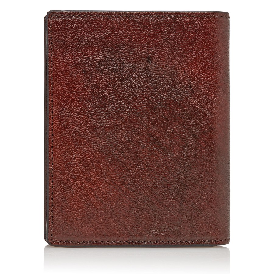 Portemonnees Castelijn & Beerens | Castelijn & Beerens Rien 9 Card Tri Fold Wallet Cognac