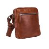 Tassen Leonhard Heyden | Leonhard Heyden Cambridge Zipped Messenger Bag S Cognac