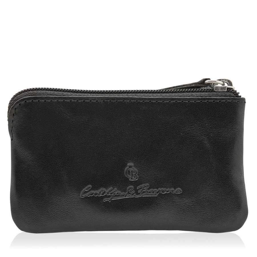 Portemonnees Castelijn & Beerens | Castelijn & Beerens Gaucho Key Case Zip Small Black