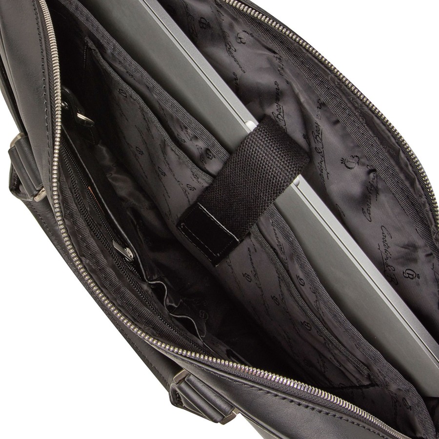 Werktassen Castelijn & Beerens | Castelijn & Beerens Verona Laptop Bag 15.6" + Tablet Single Zip Black