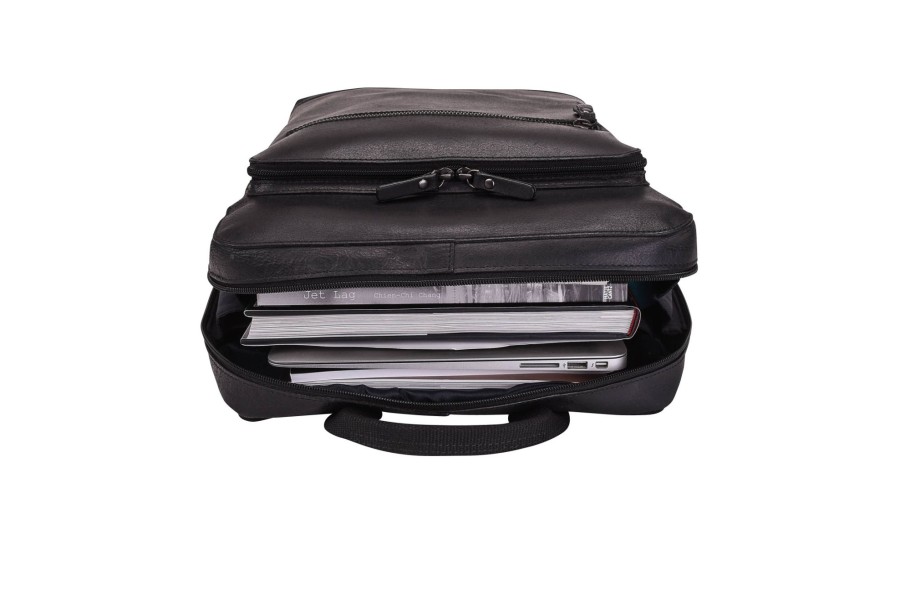 Rugzakken Leonhard Heyden | Leonhard Heyden Dakota Backpack Black