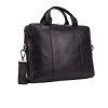 Werktassen Leonhard Heyden | Leonhard Heyden Roma Zipped Briefcase 1 Compartment Black