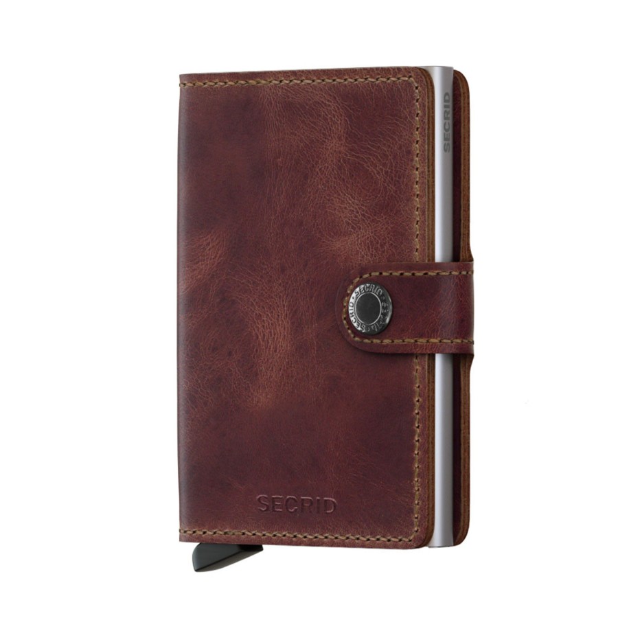 Portemonnees Secrid | Secrid Miniwallet Vintage Brown