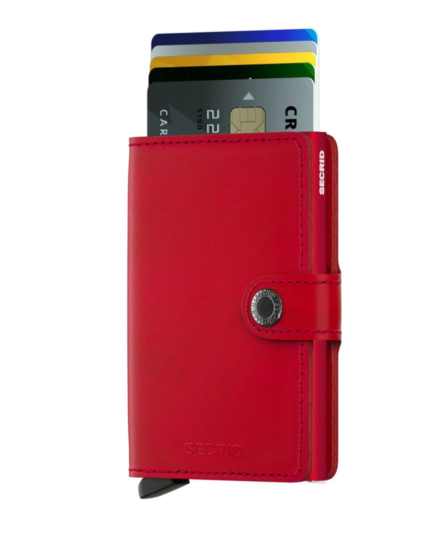 Portemonnees Secrid | Secrid Miniwallet Original Red Red