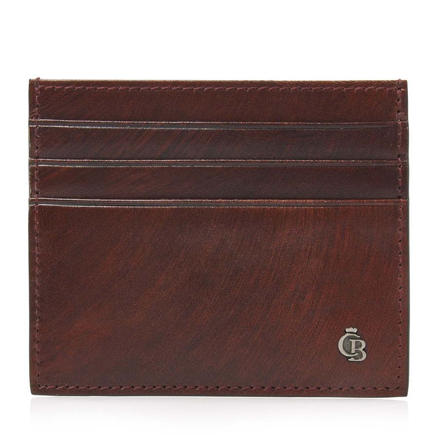 Portemonnees Castelijn & Beerens | Castelijn & Beerens Rien 6 Card Holder Cognac