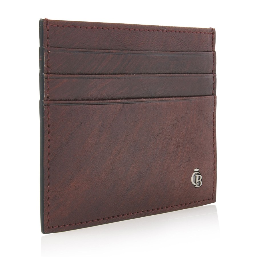 Portemonnees Castelijn & Beerens | Castelijn & Beerens Rien 6 Card Holder Cognac