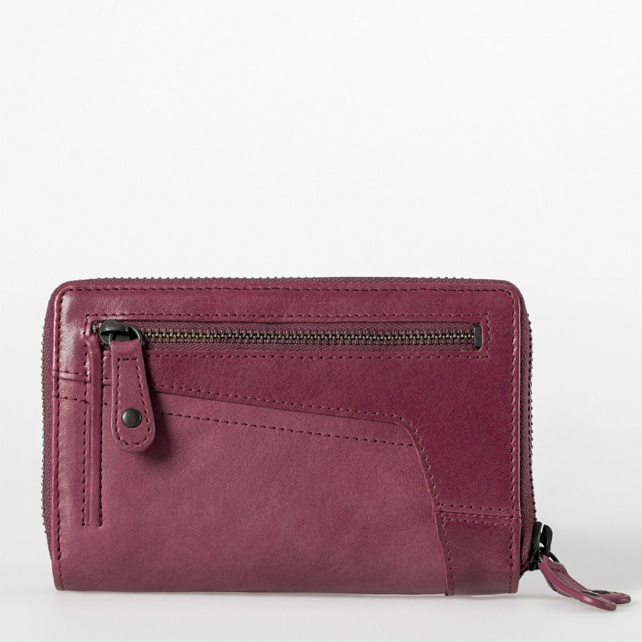 Portemonnees Aunts & Uncles | Aunts & Uncles Grandma'S Luxury Club Betty Wallet Cabernet