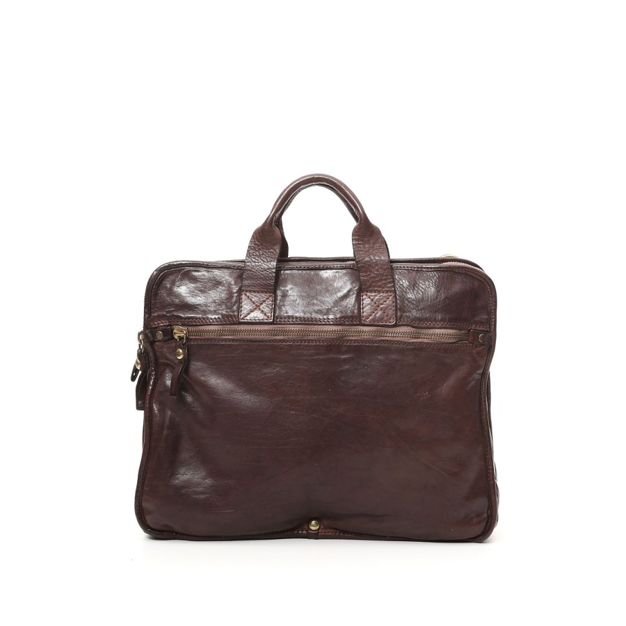 Werktassen Campomaggi | Campomaggi Briefcase Laptop Brown