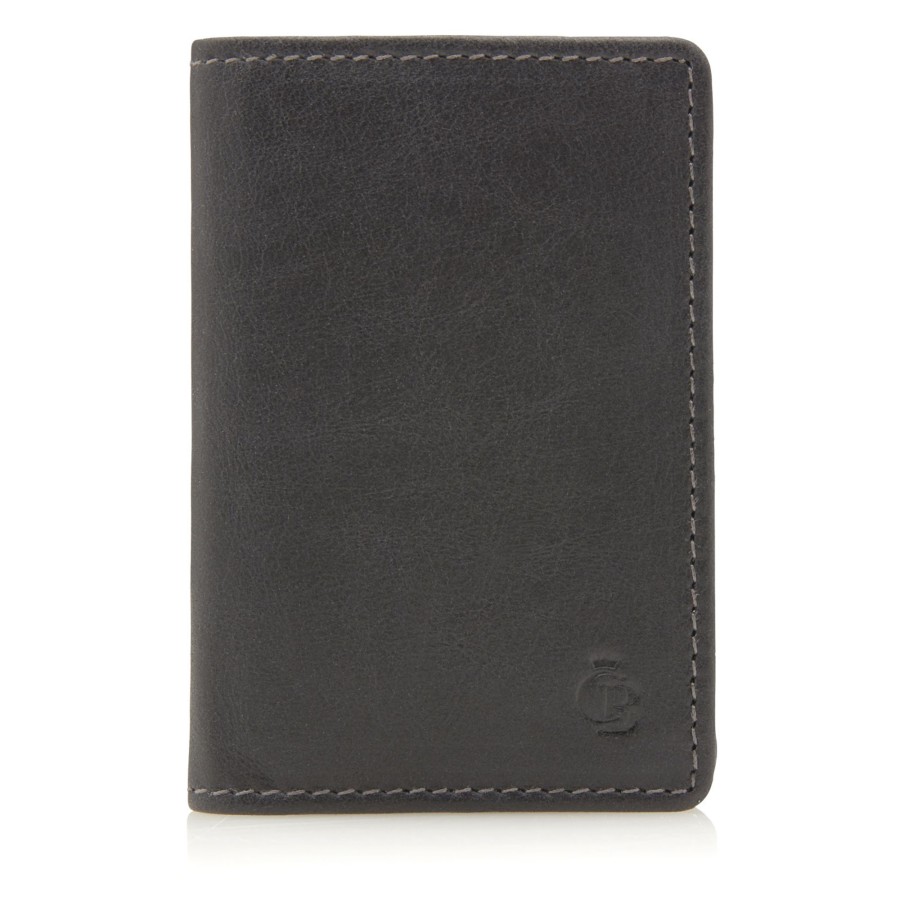 Portemonnees Castelijn & Beerens | Castelijn & Beerens Canyon 8 Card Holder Black