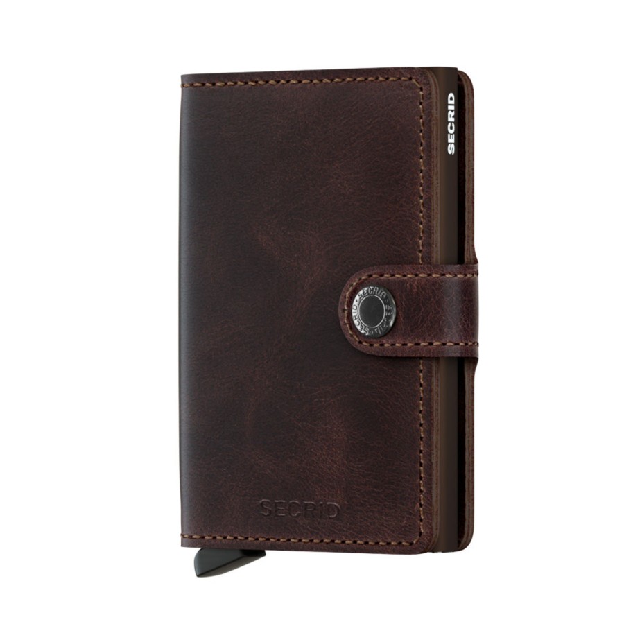 Portemonnees Secrid | Secrid Miniwallet Vintage Chocolate