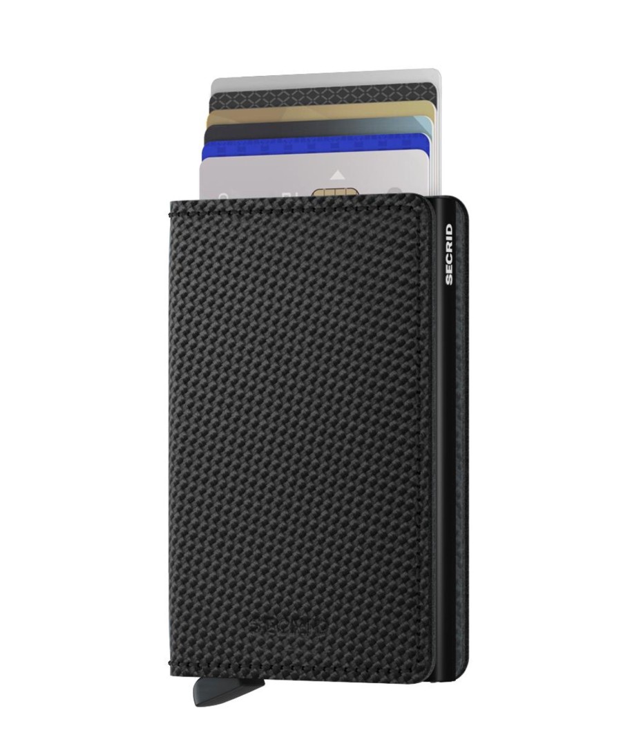 Portemonnees Secrid | Secrid Slimwallet Carbon Black