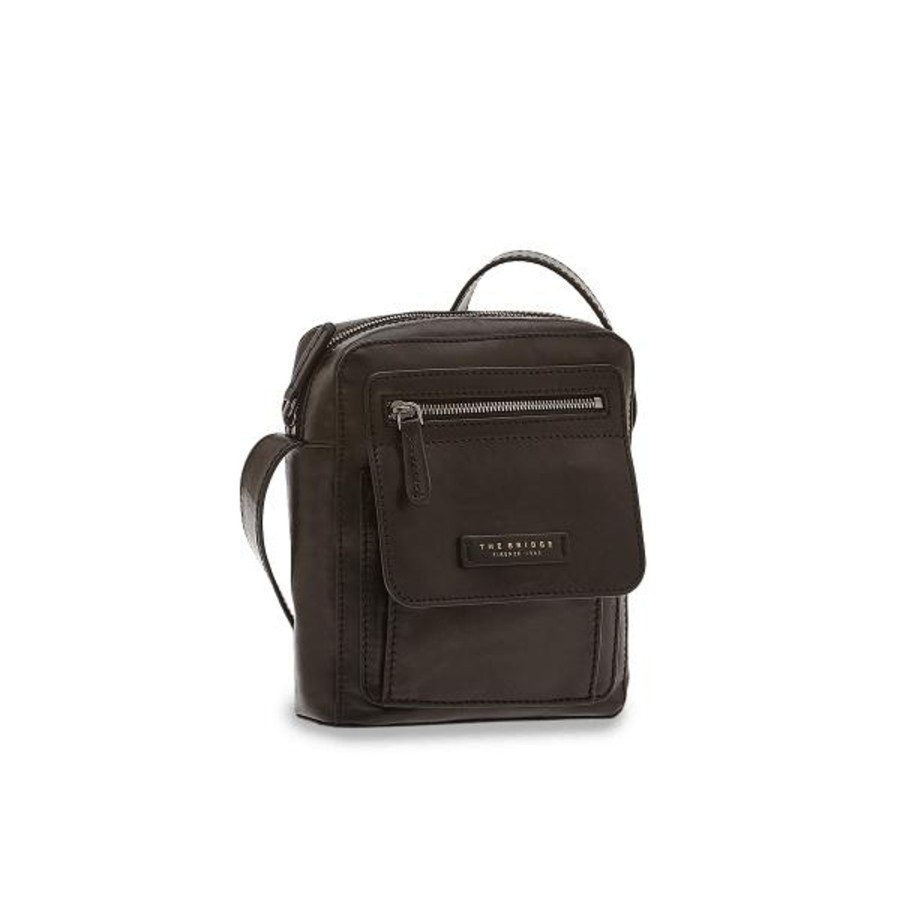 Tassen The Bridge | The Bridge Alberto Crossbody Black