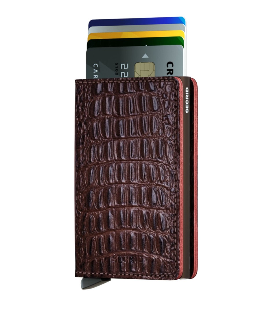 Portemonnees Secrid | Secrid Slimwallet Nile Brown