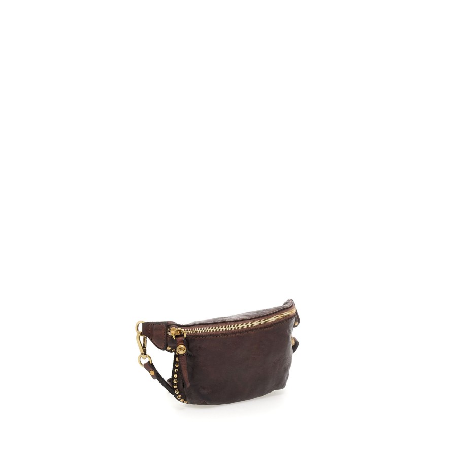 Tassen Campomaggi | Campomaggi Traditional Kura Waist Bag Mini Brown