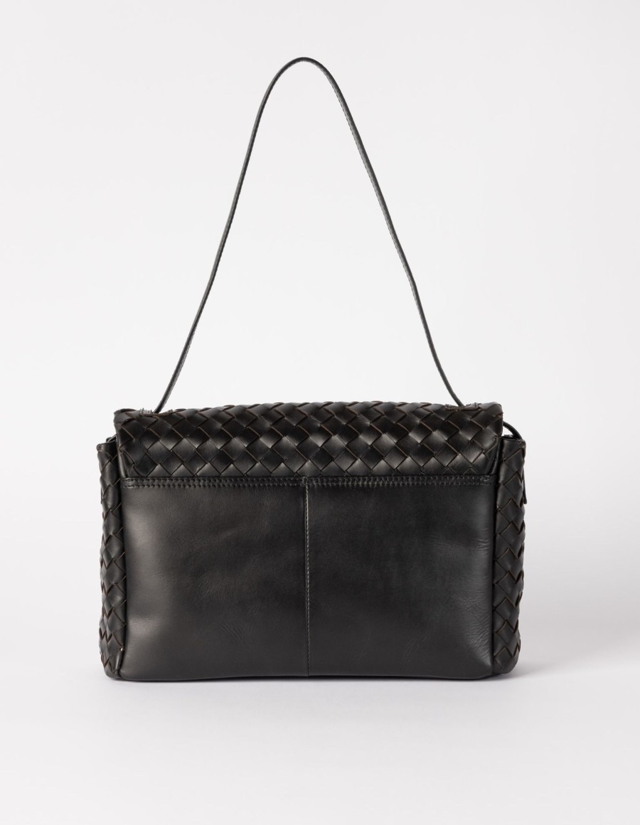 Tassen O My Bag | O My Bag Kenzie Black Woven Classic Leather