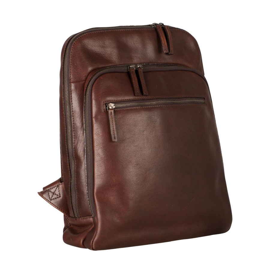 Rugzakken Leonhard Heyden | Leonhard Heyden Roma Business Backpack Brown