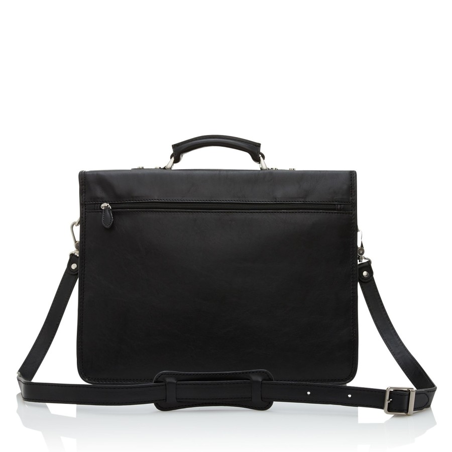 Werktassen Castelijn & Beerens | Castelijn & Beerens Verona Laptop Bag 13.3" + Tablet Double Pocket Black