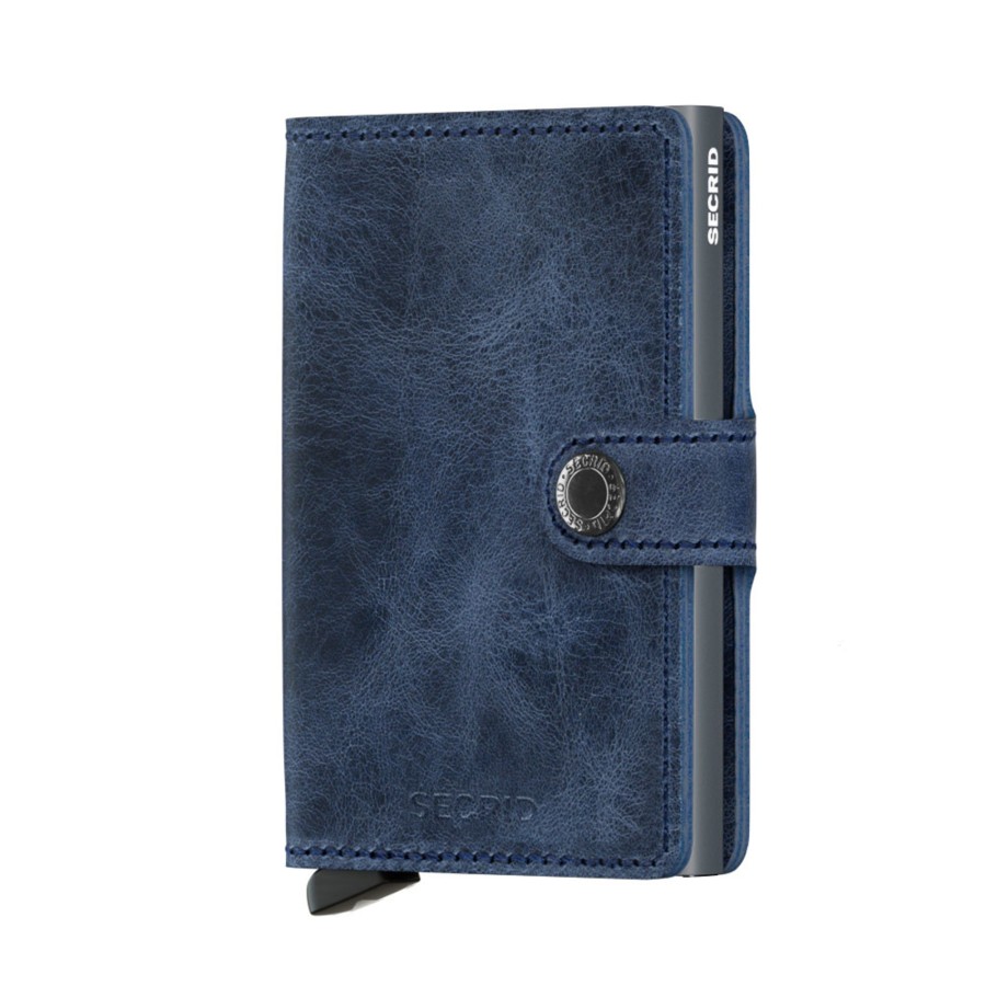 Portemonnees Secrid | Secrid Miniwallet Vintage Blue