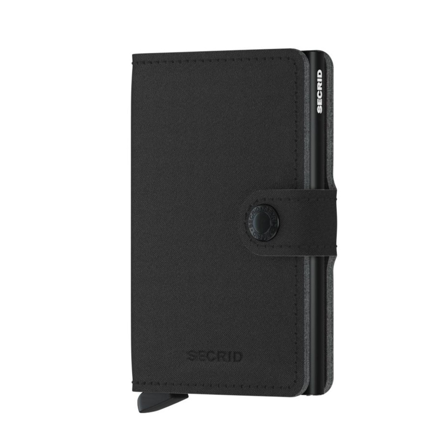 Portemonnees Secrid | Secrid Miniwallet Yard Vegan Black