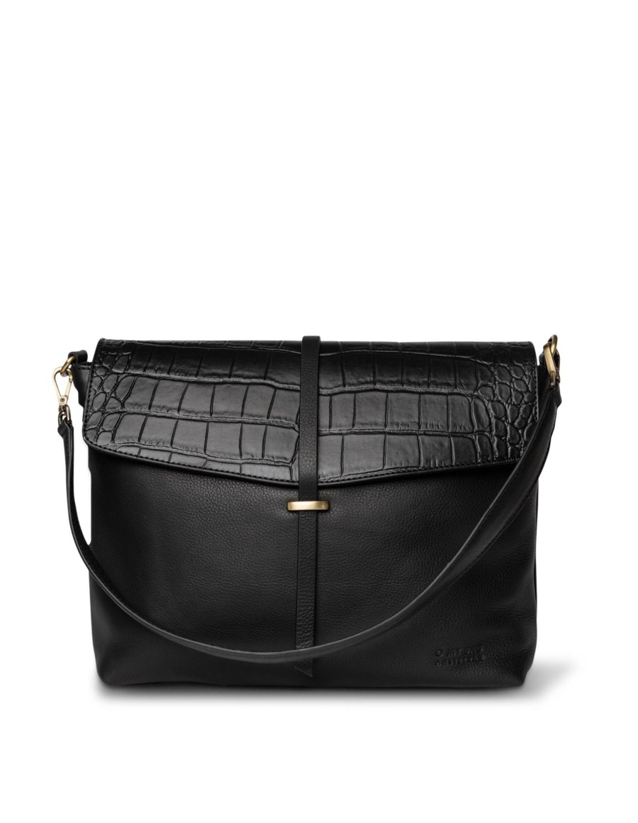 Tassen O My Bag | O My Bag O My Bag Ella Soft Grain Black Croco