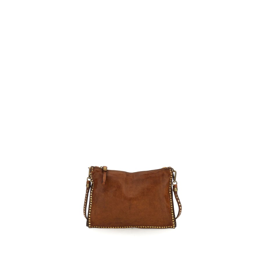 Tassen Campomaggi | Campomaggi Traditional Kura Pochette Cognac