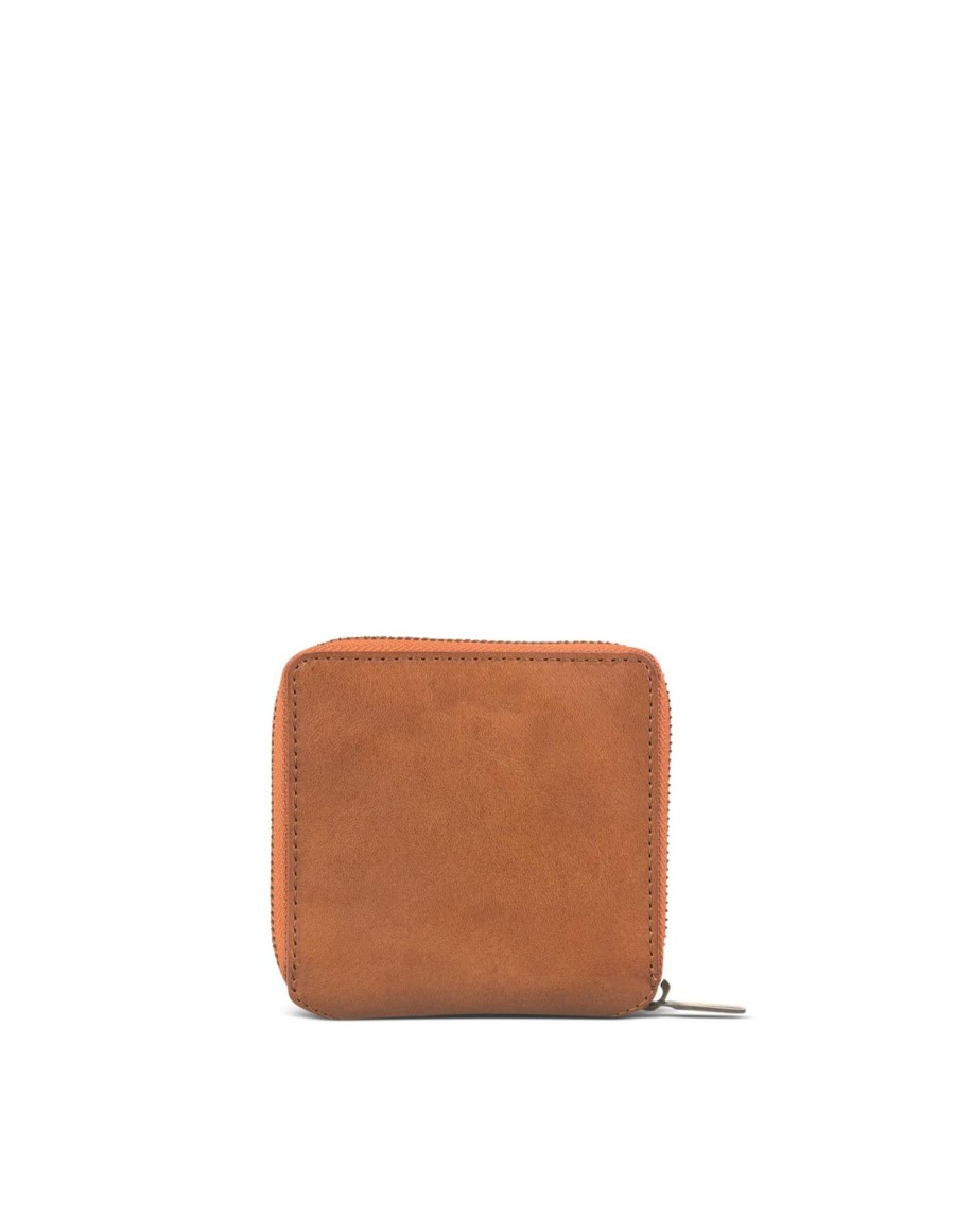 Portemonnees O My Bag | O My Bag Sonny Square Wallet Stromboli Cognac