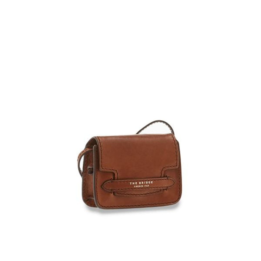 Tassen The Bridge | The Bridge Lucrezia Mini Baguette Brown