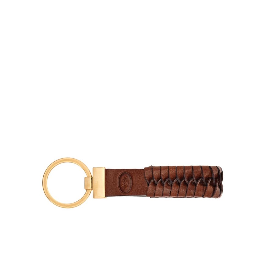 Accessoires The Bridge | The Bridge Duccio Key Fob Brown