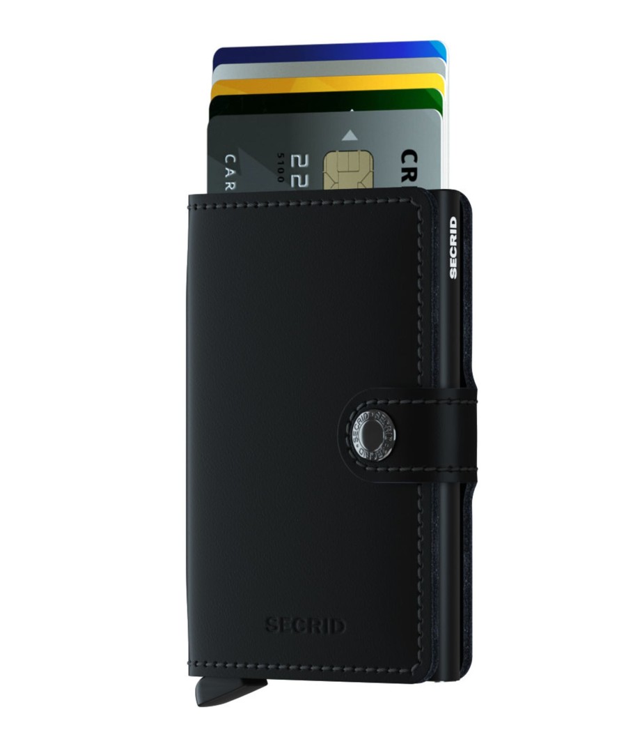 Portemonnees Secrid | Secrid Miniwallet Matte Black