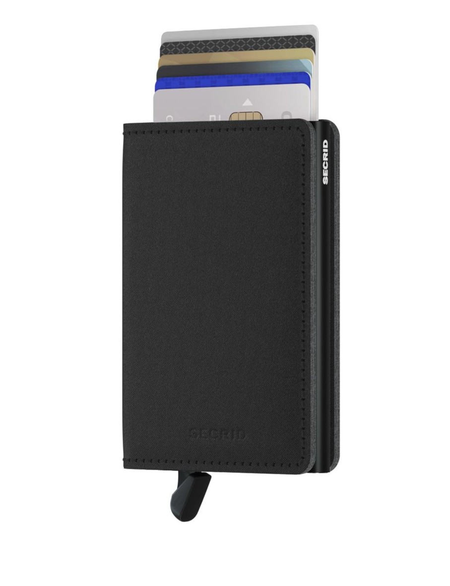 Portemonnees Secrid | Secrid Slimwallet Yard Black