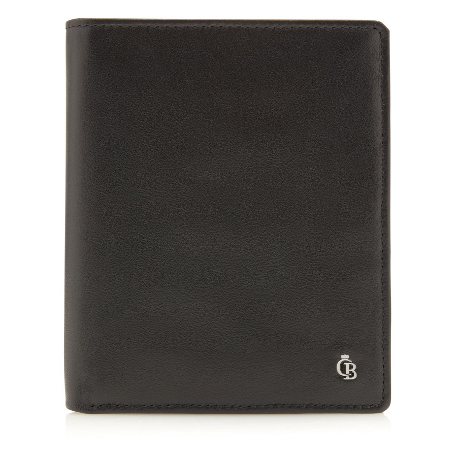 Portemonnees Castelijn & Beerens | Castelijn & Beerens Vita 15 Card Billfold Wallet Black