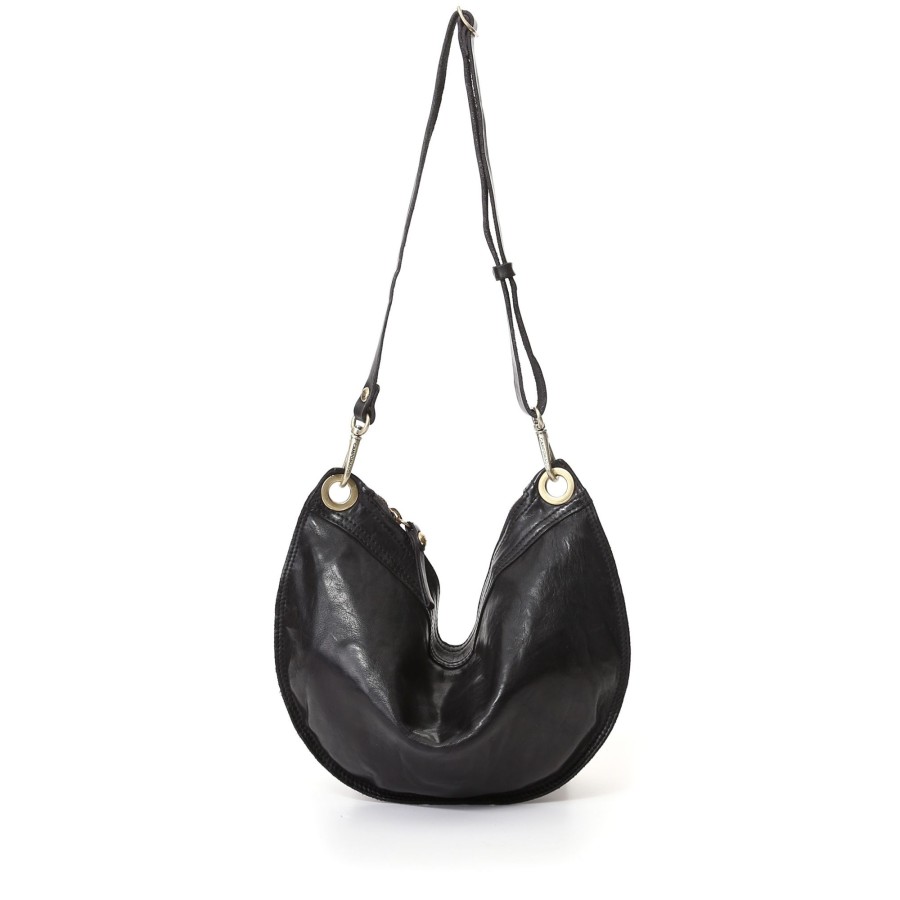 Tassen Campomaggi | Shoulderbag Black Campomaggi