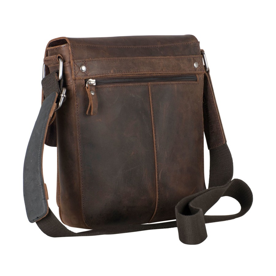 Tassen Leonhard Heyden | Leonhard Heyden Salisbury Messenger Bag S Brown