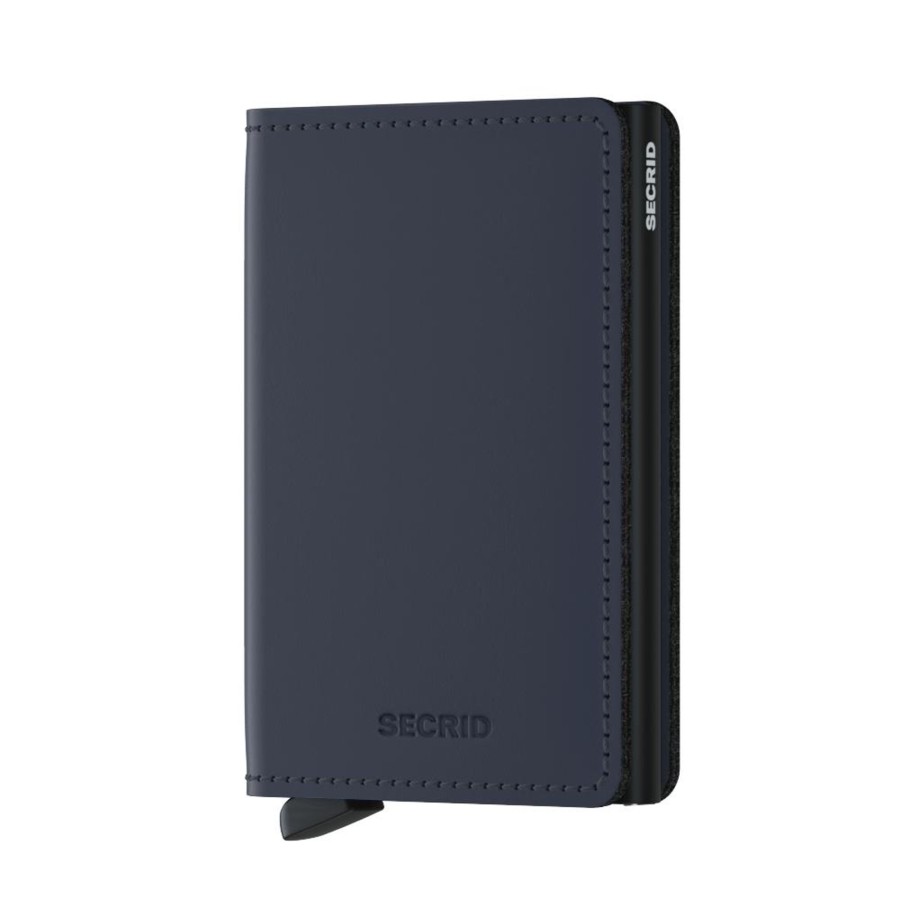 Portemonnees Secrid | Secrid Slimwallet Matte Night Blue