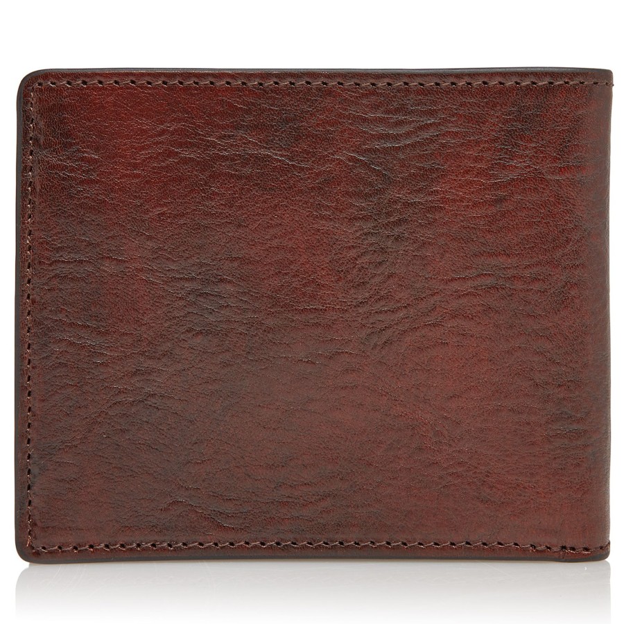 Portemonnees Castelijn & Beerens | Castelijn & Beerens Rien 8 Card Billfold Wallet Cognac