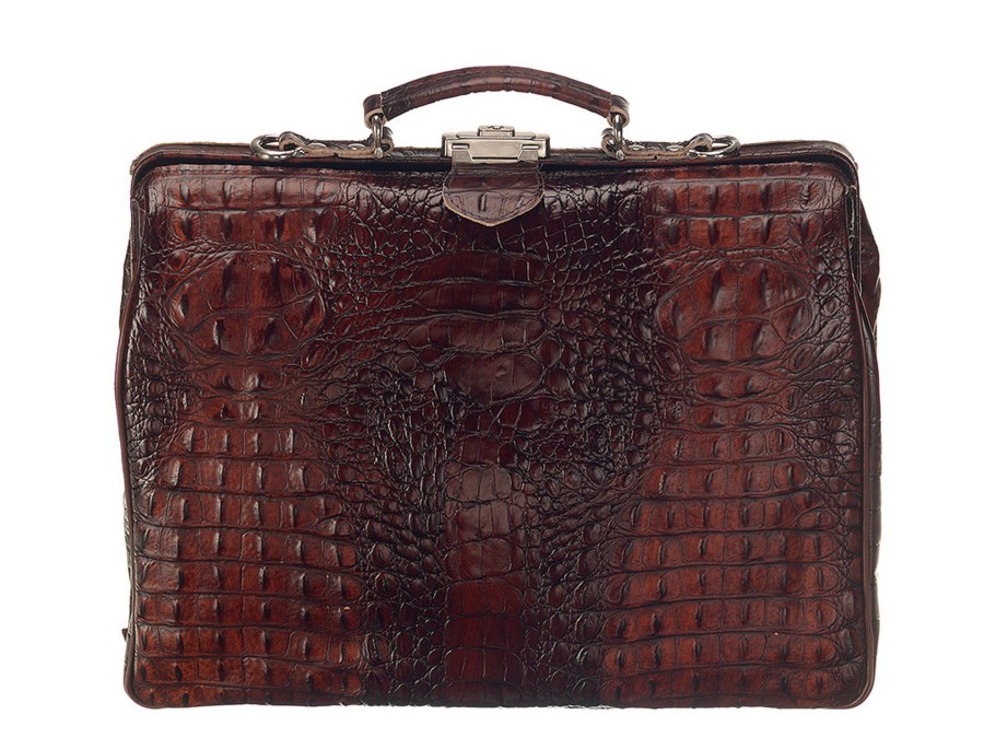 Werktassen Mutsaers | Mutsaers Mutsaers The Classic Large Bruin Croco