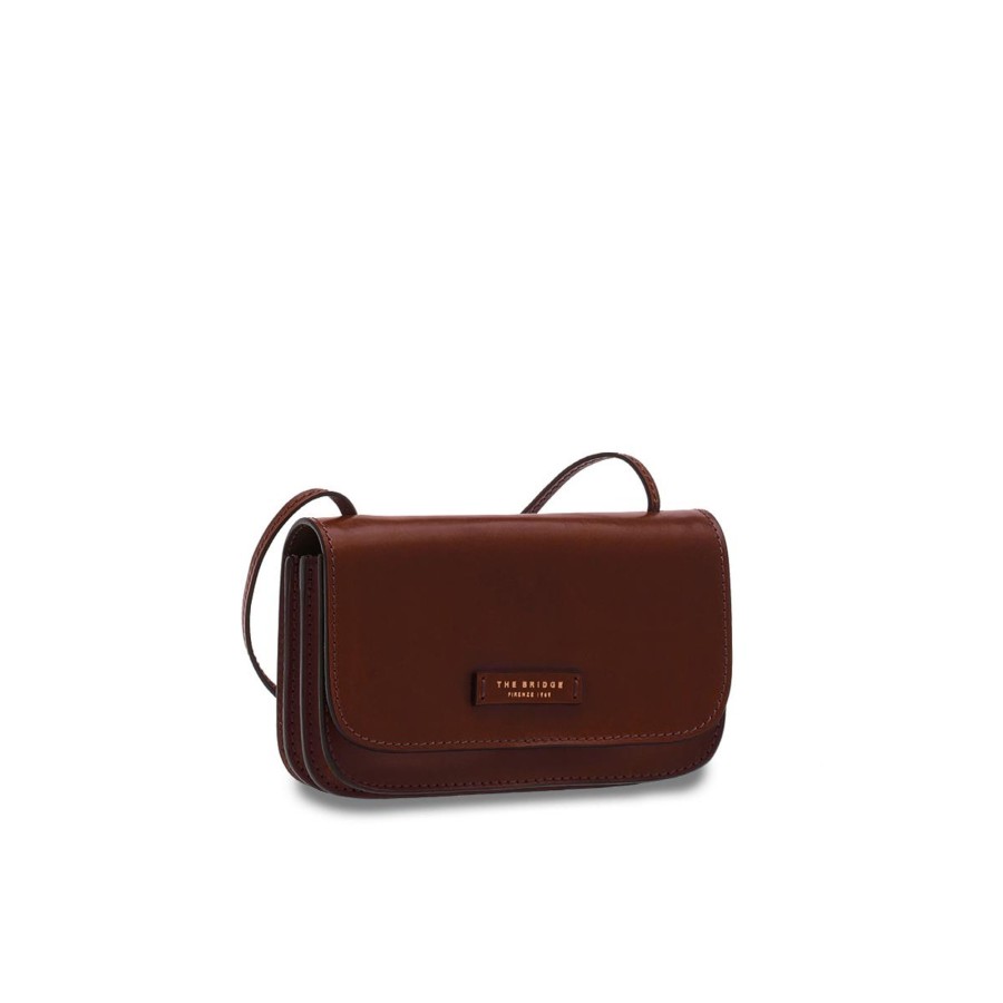 Tassen The Bridge | The Bridge Rustici Shoulderbag Medium Brown