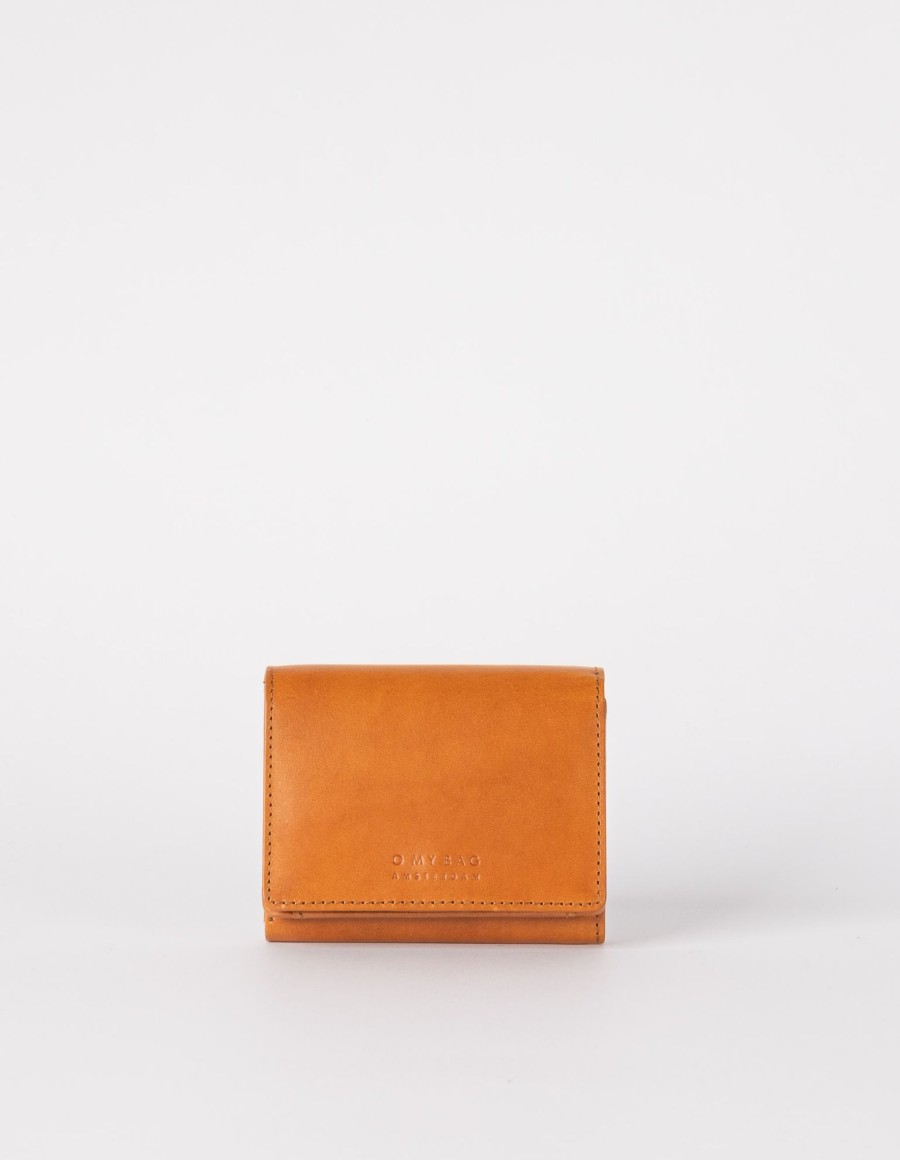 Portemonnees O My Bag | O My Bag Ollie Wallet Cognac Classic Leather