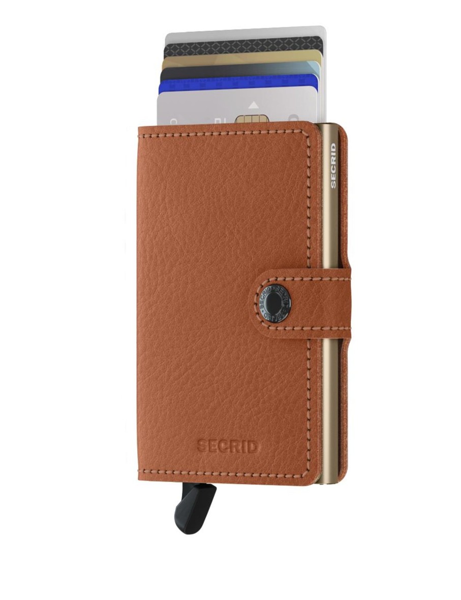 Portemonnees Secrid | Secrid Miniwallet Veg Caramelo