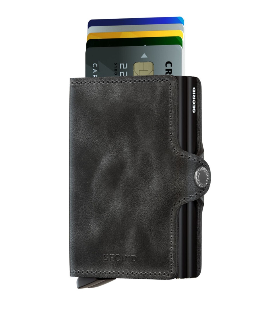 Portemonnees Secrid | Secrid Twinwallet Vintage Black