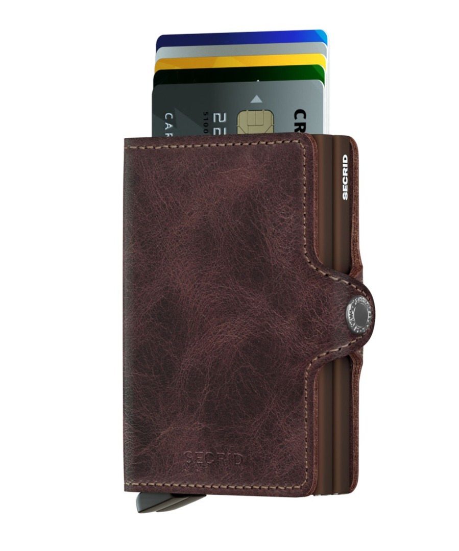 Portemonnees Secrid | Secrid Twinwallet Vintage Chocolate