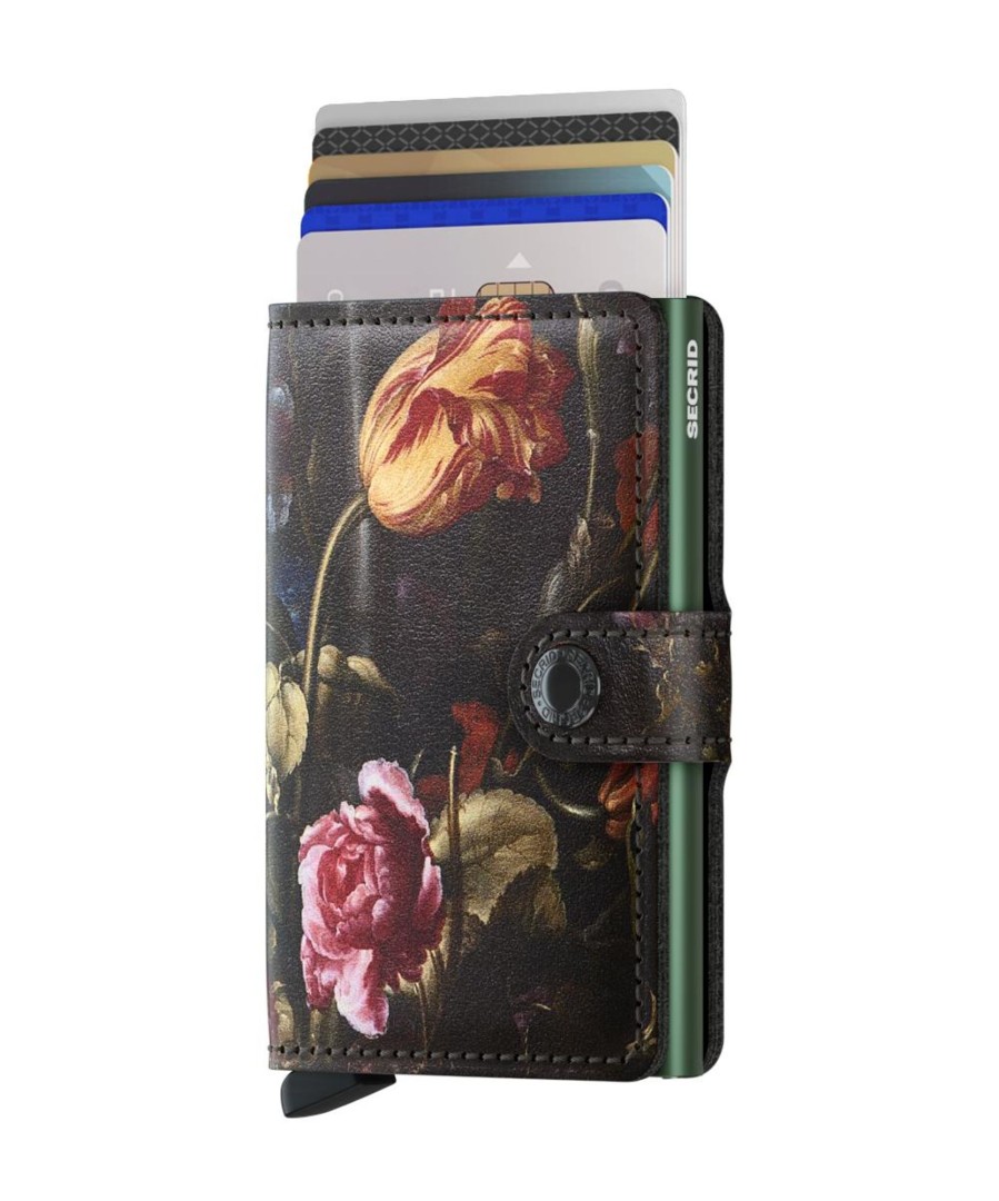 Portemonnees Secrid | Secrid Miniwallet Art Flowers